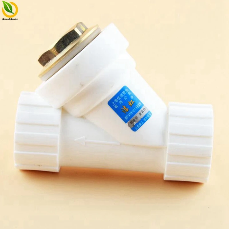 

20-63mm PPR Y-Formal Filter Strainer Water Filters Micro Irrigation Systems Garden Supplies Irrigation Garden Water Connectors