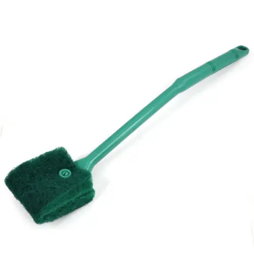1 х Губка аквариума Стекло щетка для очистки Scrubber очиститель синий/зеленый