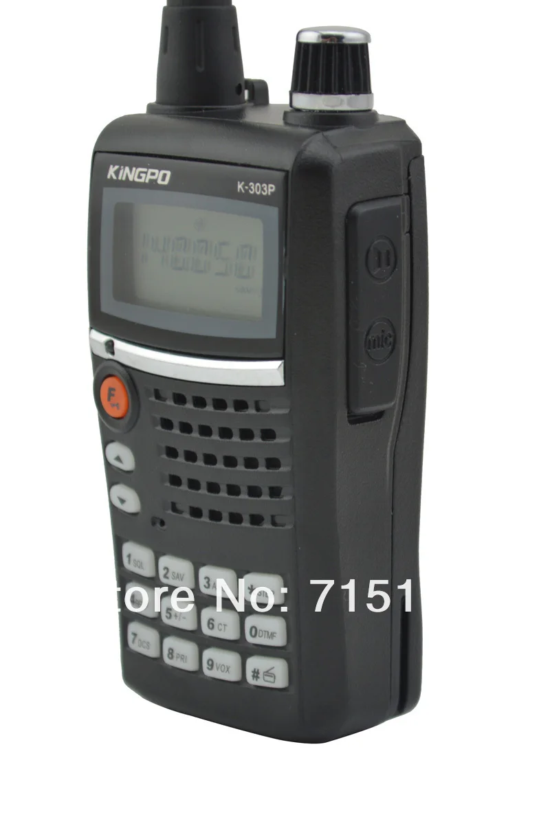 Kingpo 5 w 99ch cb Ham Two-way Radio fm Portátil Transceptor 10 km Interphone Walkie Talkie Par K-303p Vhf 136-174 Mhz 7 Telefonia e Comunicação