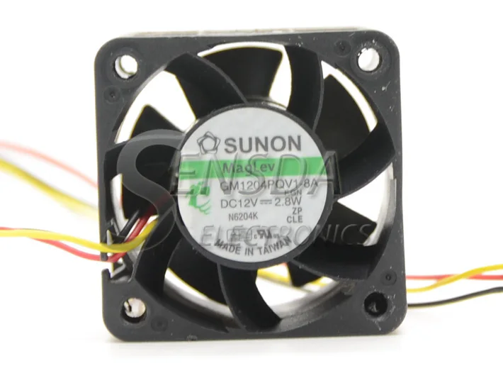 Sunon Maglev GM1204PQV1-8A 40x28 мм 4028 4 см 40 мм 3pin сенсор Hi speed чехол вентилятор сервера