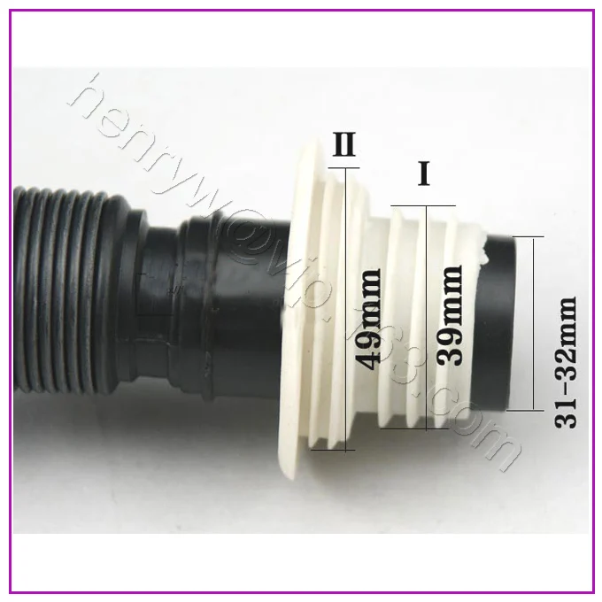 L15609-роскошная полипропиленовая трубка для умывальника 2 цвета дезодоранта для раковины гибкий шланг