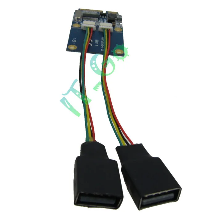 Мини PCIe для Dual USB2.0 5pin адаптер с разъемом для мини-карт ADP02401