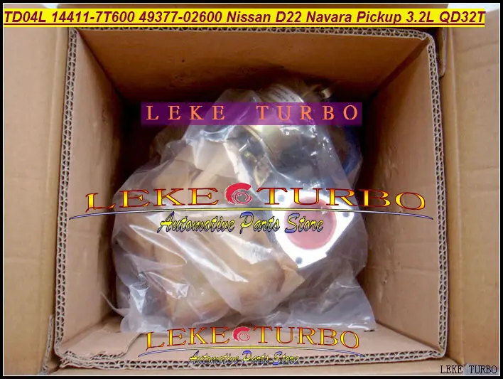 TD04L 14411-7T600 49377-02600 49377 02600 Turbo турбонагнетатель для Nissan ПИКАП Navara D22 TD27 NS25 QD32 QD32T 3.2L с прокладками