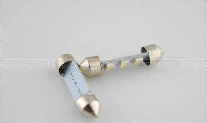 500 шт./лот гирлянда 1210/3528 6smd 6LED 6 SMD LED 31 мм 36 мм 39 мм 42 мм белый 3528 smd 6 светодиодных салона на крыше купол Географические карты лампочки