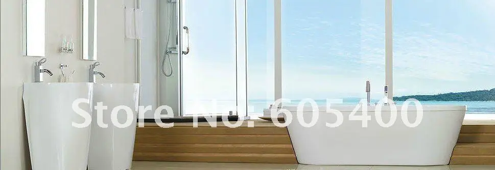 Современные хромированная Медь Bathrooom душа Установить, " Большой Насадки для душа, настенные