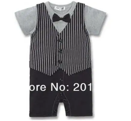 Смокинг детские комбинезоны жилеты детские комбинезоны одежда для маленьких джентльменов Одежда для новорожденных roupa de bebe