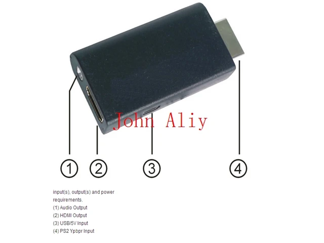 Новинка для PS2 в HDMI конвертер скалер с 3,5 мм аудио куртка до 1080 p Suported с розничной упаковкой