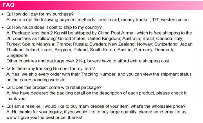 FAQ