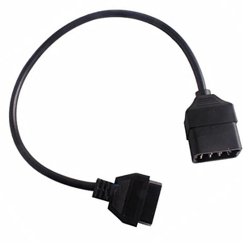 Высокое качество 12 Pin до 16 Pin OBD2 Женский Диагностический адаптер Соединительный кабель с разъемом кабеля для rnault
