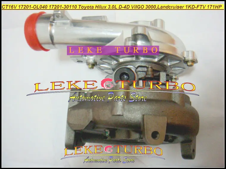 CT16V 17201-OL040 17201-0L040 17201-30110 Turbo для TOYOTA Landcruiser Land cruiser HI-LUX Hilux ViGO3000 1KD-FTV 1KDFTV 3.0L D