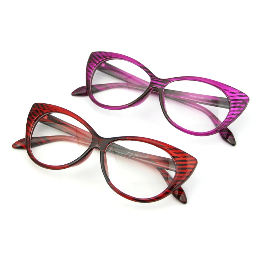 Ретро Сексуальные Женские оправы для очков Модные кошачьи глаза прозрачные