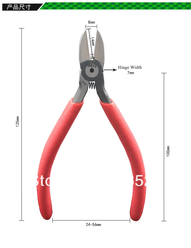 BEST-A05 углеродистая сталь Зажим для выхода диагональные плоскогубцы электронный кабелерезчик кусачки для провода