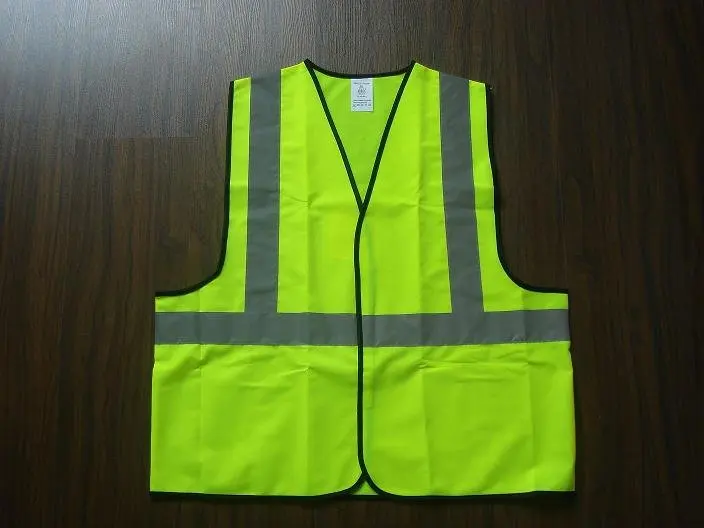 Hi Vis защитный жилет отражающий жилет-размер XS S M L XL XXL 3XL 4XL 5XL-Lime оранжевый