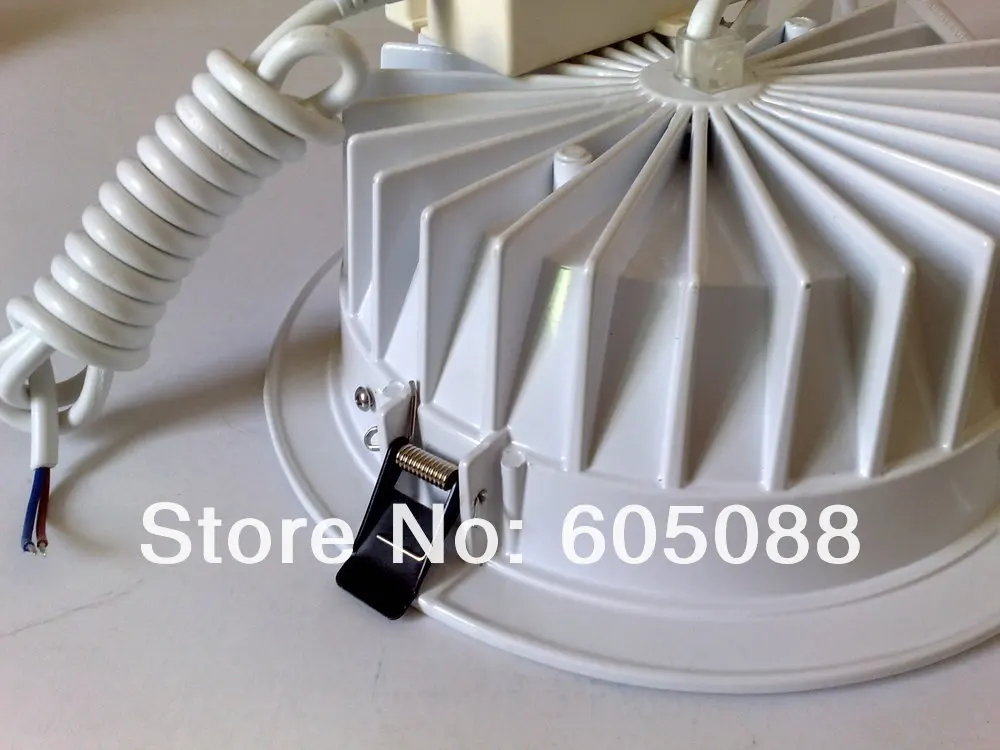 6 "25 Вт круглый литья алюминия светодио дный светильники AC110/220 В triac затемнения лампы ideal для витрины и украшать дом