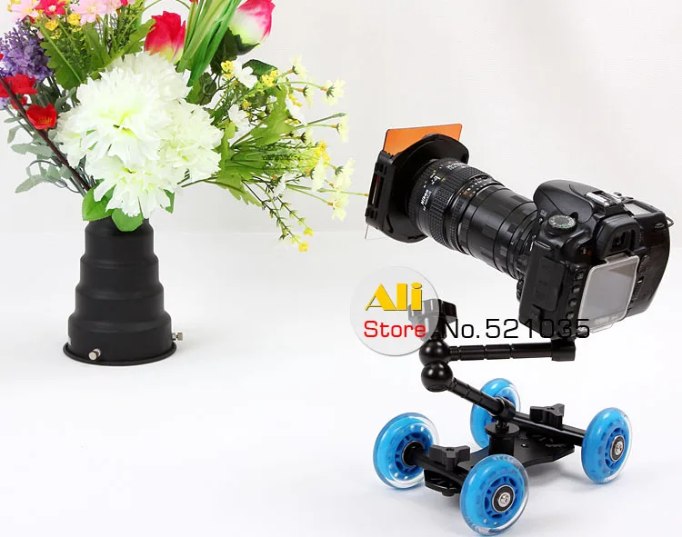 DSLR камера настольная тележка+ 11 дюймов magic arm комплект кронштейн видео фильм для 5d 6d 80d 70d 700d d7000 Аксессуары для фотографии