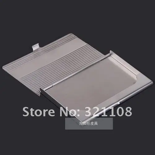 Eastnights весь Sale10pcs/ЛОТ OEM сделать ваш логотип линия картины имя Металл визитница Бизнес держателя карты продвижение товара nms009
