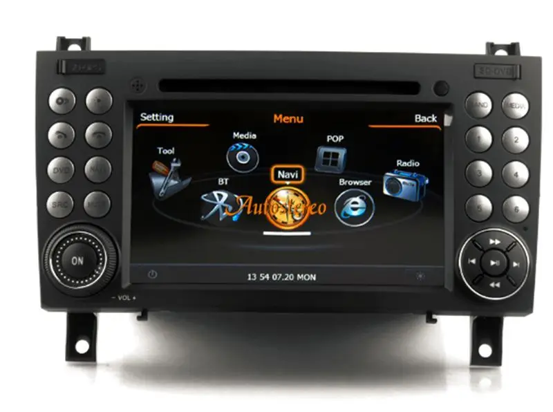 WinCE S100 Car DVD Player GPS Navigation for Mercedes Benz SLK Class