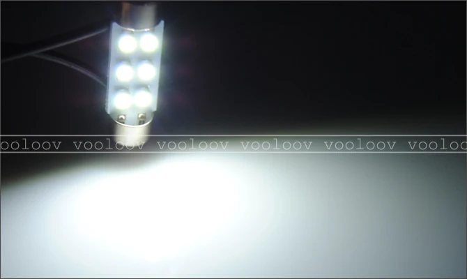 500 шт./лот гирлянда 1210/3528 6smd 6LED 6 SMD LED 31 мм 36 мм 39 мм 42 мм белый 3528 smd 6 светодиодных салона на крыше купол Географические карты лампочки