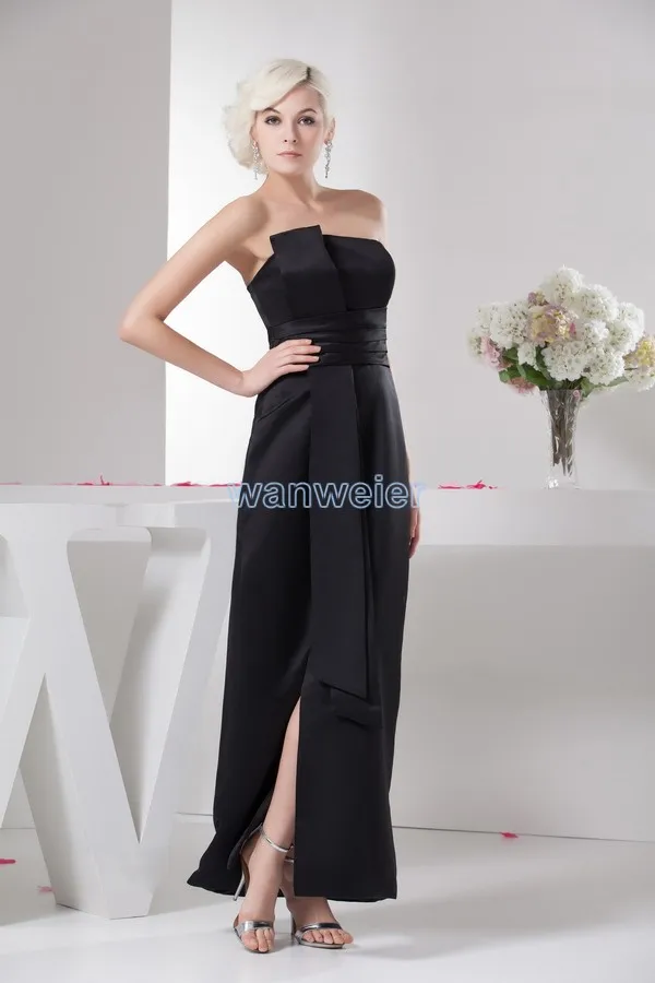 vestidos formales, новинка 2013, Лидер продаж, реальные изображения, высокое качество, дизайнерские волнистые плиссированные черные платья для невесты