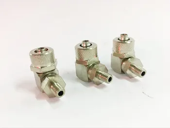 

Free shipping 5pcs/lot BSP Male Elbow Brass 6mm-m5" OD Coupler Connector Compression fitting JKL6m5