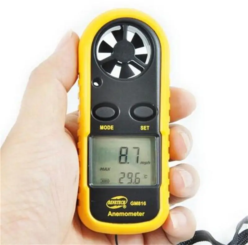 Buy New GM816 Hand held Air Wind Speed Scale Meter