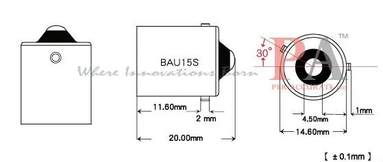 PA LED 20 шт. x Автомобиль Мотоцикл светодиод T10 База лампа Клин BAU15S 1156 лампы гнездо адаптера Запчасти для авто