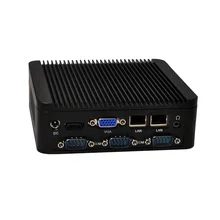 100% новый черный бренд разрешение 1440 * 900 x86 мини-компьютер-сервер win7 промышленный компьютер QOTOM-Q180P DHL бесплатная доставка