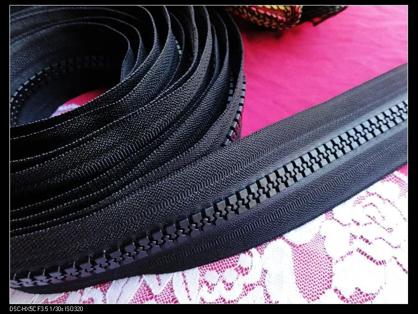 8# резиновая молния для DIY сумки для одежды 2 м+ 2 шт ползунки черная молния для яхты парусник одежды