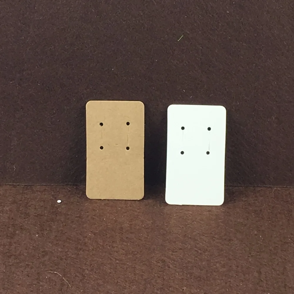 200 шт./лот крафт пустые ретро серьги карты четыре отверстия ювелирных изделий