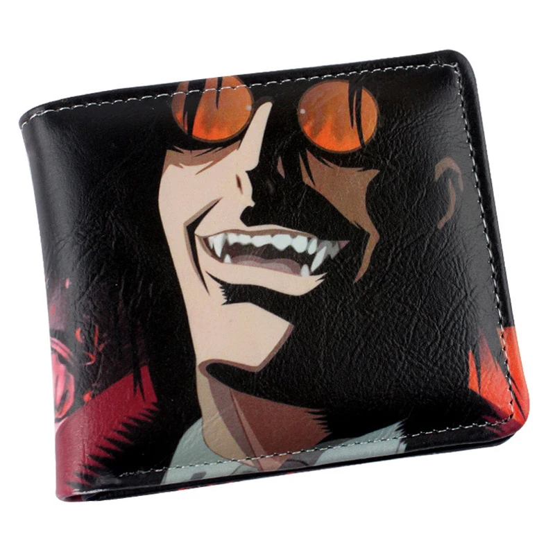 

Colorful Printing PU Short Wallet Purse Japanese Anime Hellsing Alucard Type A
