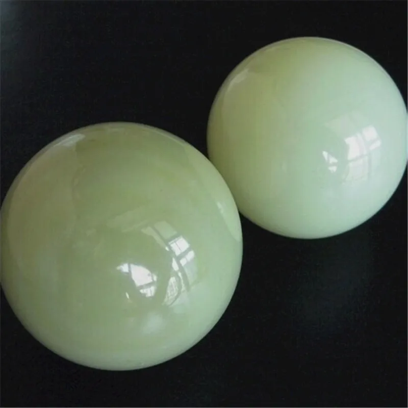 HIMABM 2pcs/set Traditional Acupuncture Massage Tool Natural Jade Stone Fitness ball Massager Scrapping parkinsonism