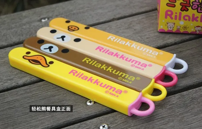 1 шт. 2 цвета Relax Bear Сохранение тепла коробка Rilakkuma Bento Коробка 16,5*8 см