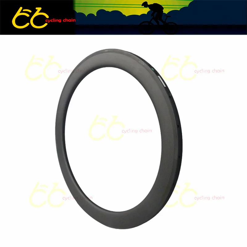 Cheap on line Single Road Bicycle Rim 100 Carbon Fiber 50mm Tubular Carbon Rims Bicycle wheels