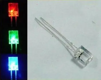 250 шт./лот R/G/B 5 мм 5x5x7 мм быстрая вспышка LED бесплатная Резисторы бесплатная доставка