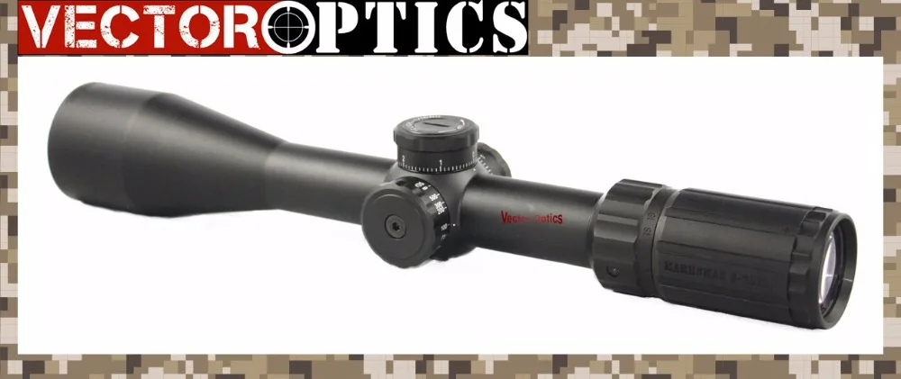 Vector Optics 6-25x 50mm Side Focus Long Eye Relief Sniper Hunting Real .223 .308 30mm Weaver Mount Riflescope Rifle Scope