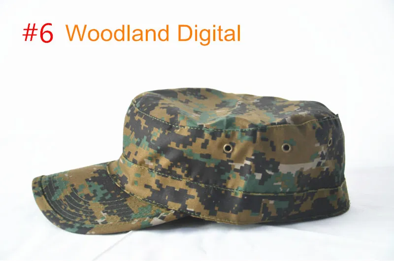 6 Multicam Tactical Military Fatique Cap Hunting Cap Army Cap, Fishing, Hiking Cap, Travel Cotton Hat Free shipping - Color: 6