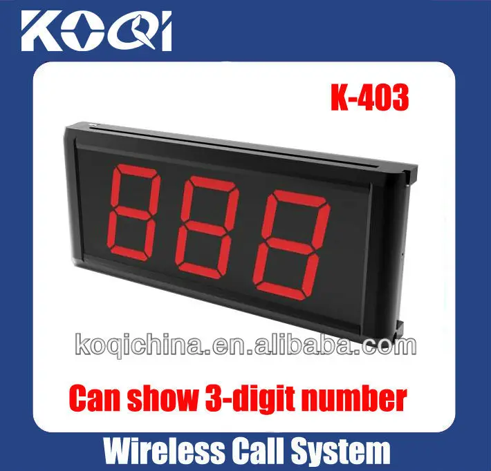 Waiter Call System Display Receiver K-403