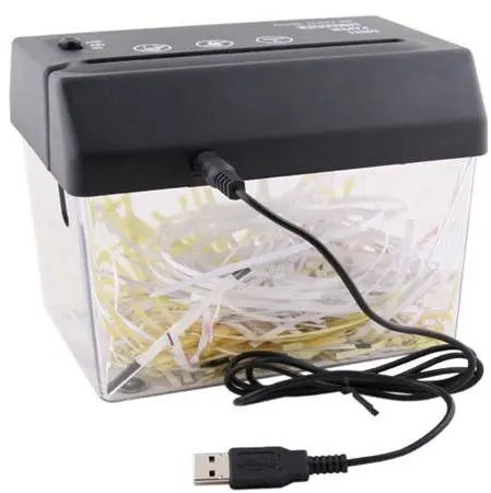 Elektrischer Aktenvernichter Schredder USB Papiervernichter Papierschredder DHL 