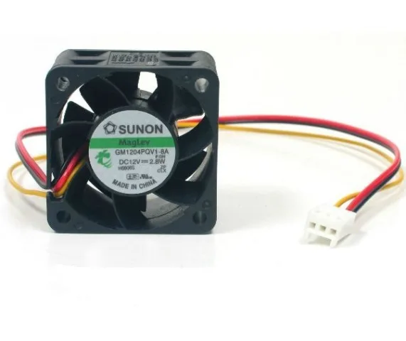 Sunon Maglev GM1204PQV1-8A 40x28 мм 4028 4 см 40 мм 3pin сенсор Hi speed чехол вентилятор сервера
