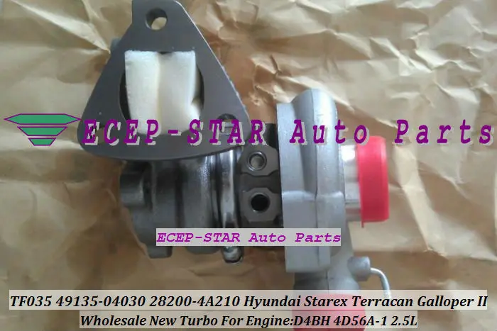 TF035HM-12T-4 49135-04030 28200-4A210 turbo For Hyundai Starex Libero Terracan Galloper II 2.5L D4BH 4D56A-1 turbocharger (3)