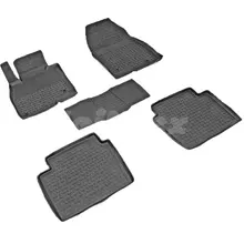 Резиновые коврики для Mazda 6(2013-) с высокими бортиками(Seintex 83982