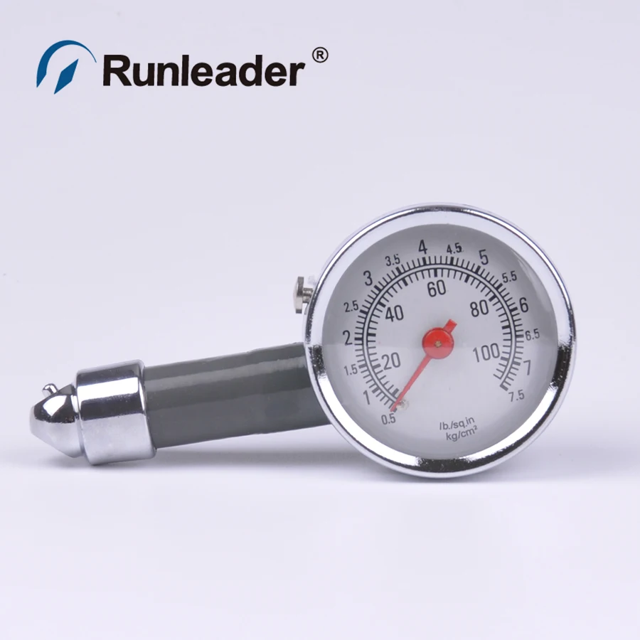 

Bike Car Trunk tractor ATV snowmobile Wheel Dial Tire Gauge Meter Precision Pressure Tyre Measure Meta