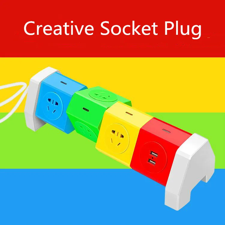 2018 New Rotating multi function creative socket smart Power Strip