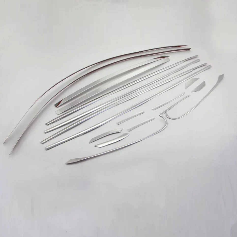 Stainless steel car newest Version Car whole Window trims Pillar Window