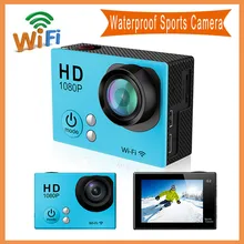 G2 WiFi Действий Камеры 12MP FHD1080P 30 М Водонепроницаемый 2 «экран Камеры Автомобиля 720 P 60fps Мини Спорт DV Видеокамер 170D/140D Широкий Угол