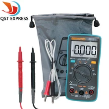 QSTEXPRESS ZT102 Multimeter 6000 counts Back light AC/DC Ammeter Voltmeter Ohm Frequency Diode Temperature