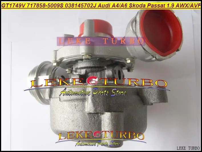 GT1749V 717858-5008S 717858-5009S 038145702J turbocharger  for AUDI A4A6 1.94 SKODA Superb VW PASSAT TDI 1.94 130HP AWX AVF (4)
