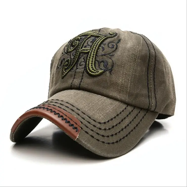

#2701 2016 Baseball cap for women men Snapback Hip hop cap Embroidery Denim Unisex Gorro masculino Military cap