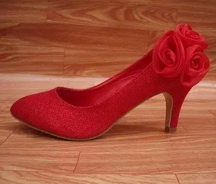 pretty red shoes