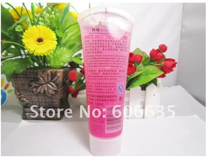 free shipping Lulanjina $11.99 Lulanjina  ROSE WHITENING & PEELING BATH FOAM 120ml